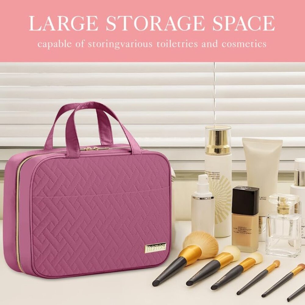 Travel Toiletry Bag Waterproof Hanging Organizer for Women Men Medium - Picture 2 of 7